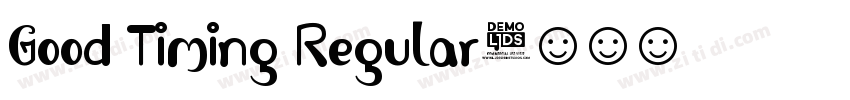 Good Timing Regular字体转换